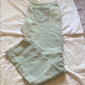 City Street Acid Wash Light Blue Jeans
